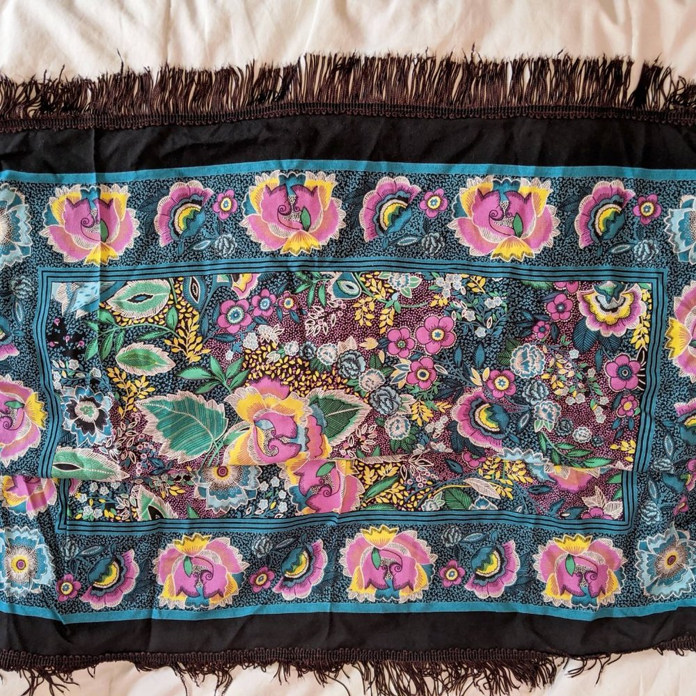 Ladies Vibrant Scarf Multi Colored Shady Character